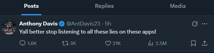 kaiyun-浓眉发文驳斥Shams报道：你们最好别听信这些谣言！